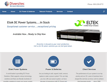 Tablet Screenshot of diversitec.com